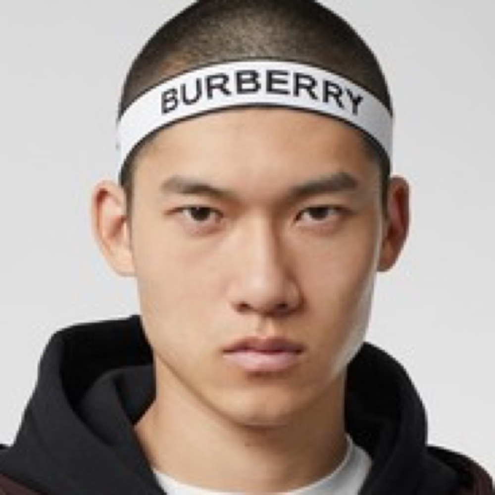 AUTHENTIC Black & White Burberry Headband